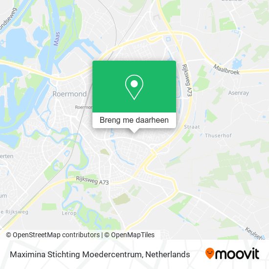 Maximina Stichting Moedercentrum kaart