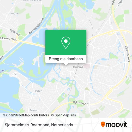 Sjommelmert Roermond kaart