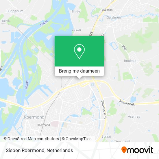 Sieben Roermond kaart