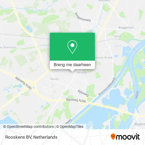 Rooskens BV kaart