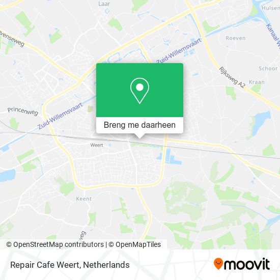 Repair Cafe Weert kaart