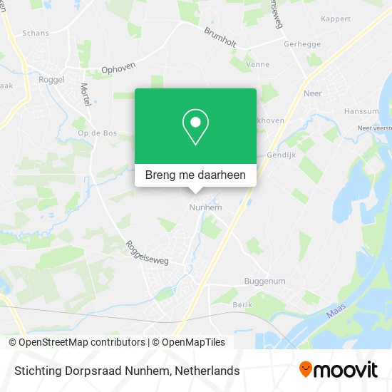 Stichting Dorpsraad Nunhem kaart