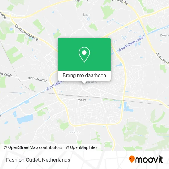 Fashion Outlet kaart