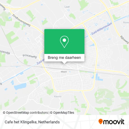 Cafe het Klingelke kaart