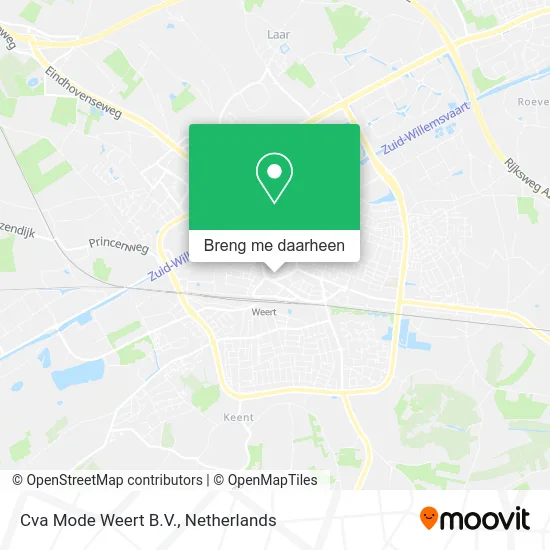 Cva Mode Weert B.V. kaart