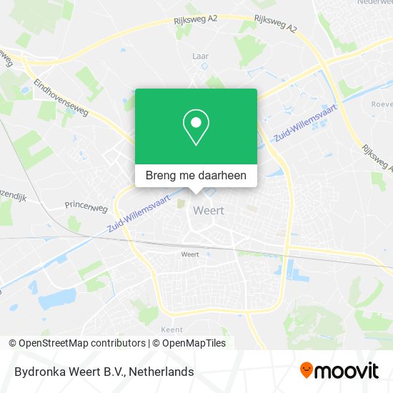 Bydronka Weert B.V. kaart