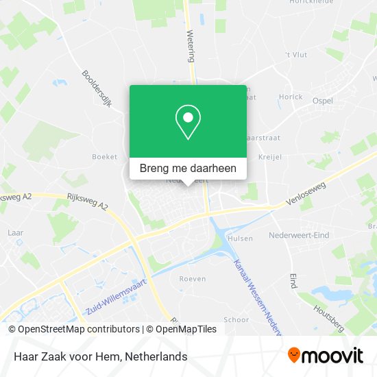 Haar Zaak voor Hem kaart