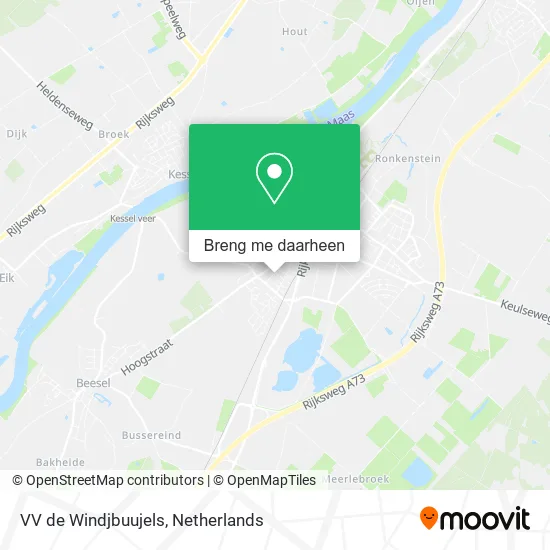 VV de Windjbuujels kaart