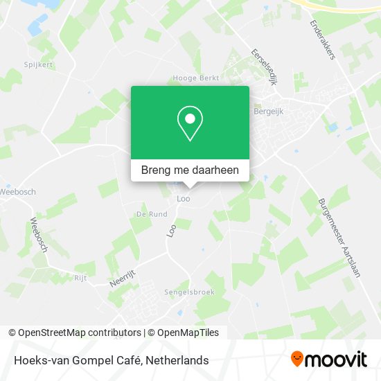 Hoeks-van Gompel Café kaart