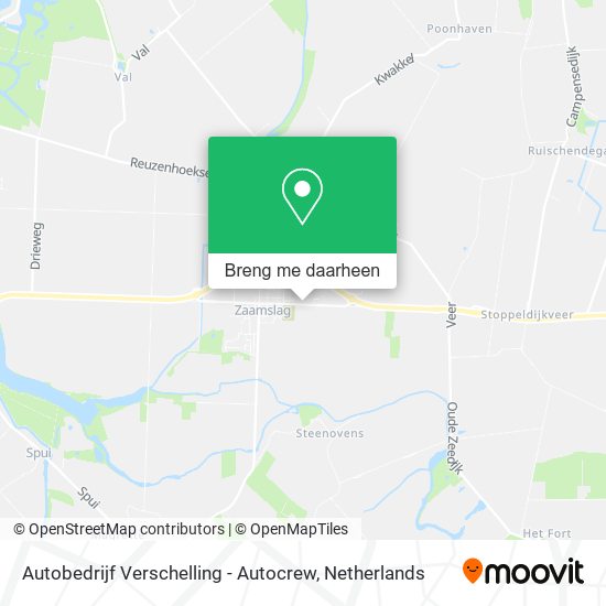 Autobedrijf Verschelling - Autocrew kaart