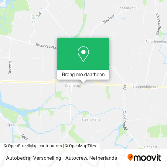Autobedrijf Verschelling - Autocrew kaart