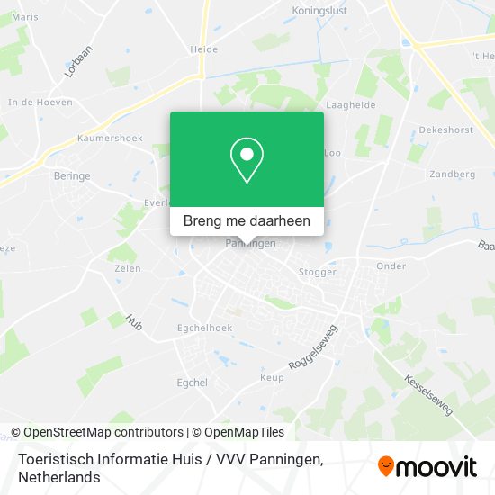 Toeristisch Informatie Huis / VVV Panningen kaart