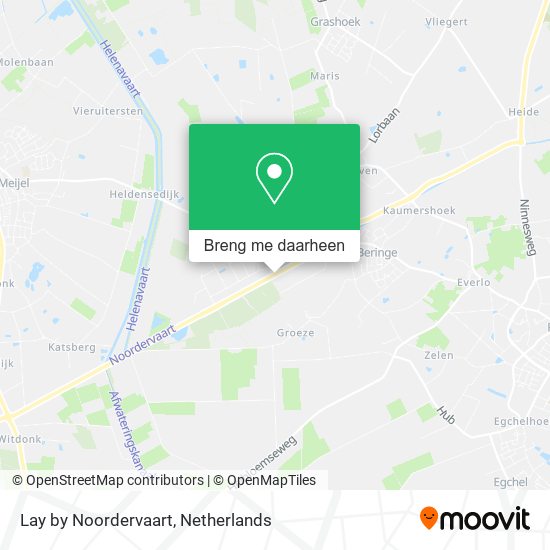 Lay by Noordervaart kaart