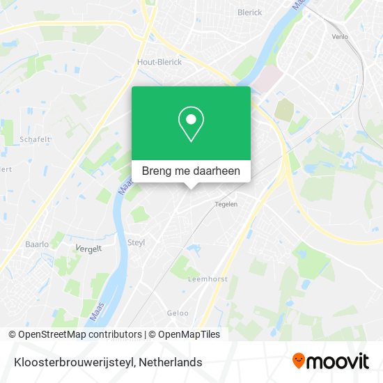 Kloosterbrouwerijsteyl kaart