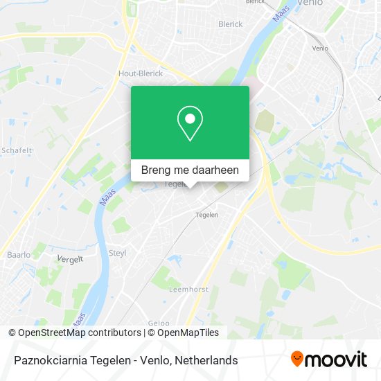Paznokciarnia Tegelen - Venlo kaart