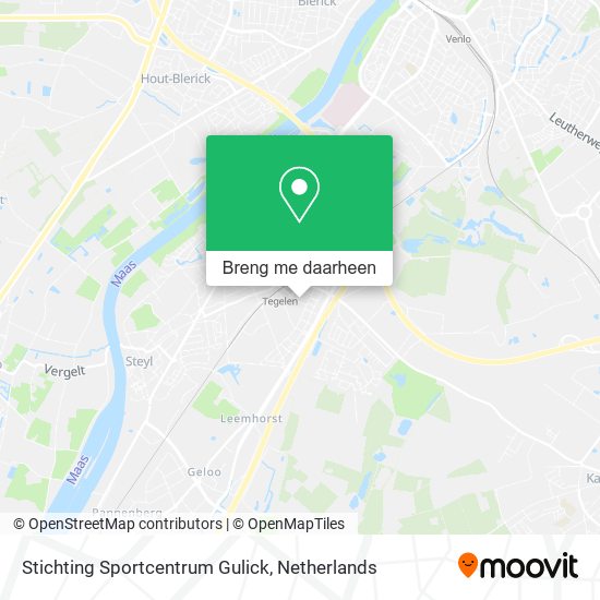 Stichting Sportcentrum Gulick kaart