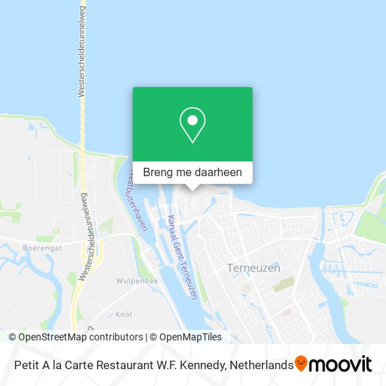 Petit A la Carte Restaurant W.F. Kennedy kaart