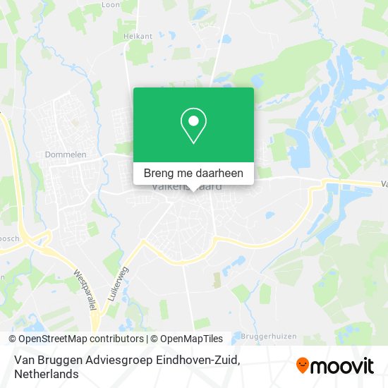 Van Bruggen Adviesgroep Eindhoven-Zuid kaart