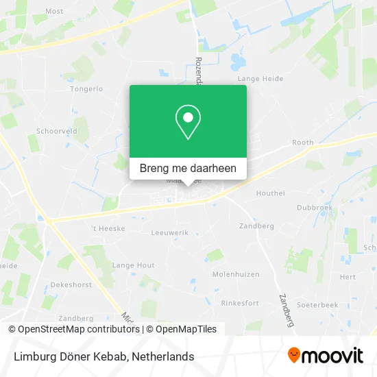 Limburg Döner Kebab kaart