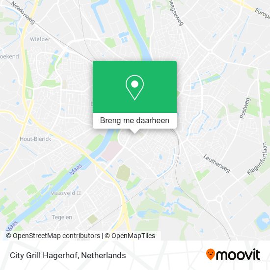 City Grill Hagerhof kaart