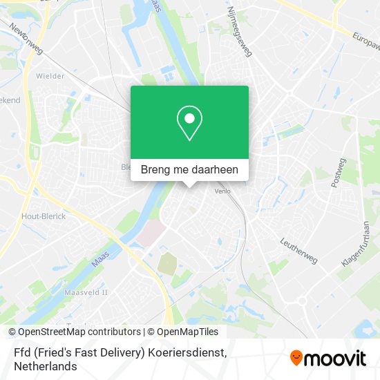 Ffd (Fried's Fast Delivery) Koeriersdienst kaart