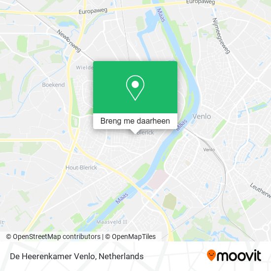 De Heerenkamer Venlo kaart