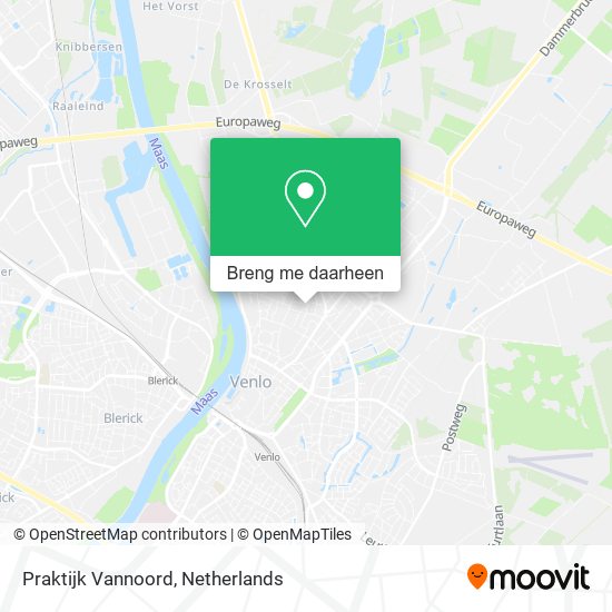 Praktijk Vannoord kaart