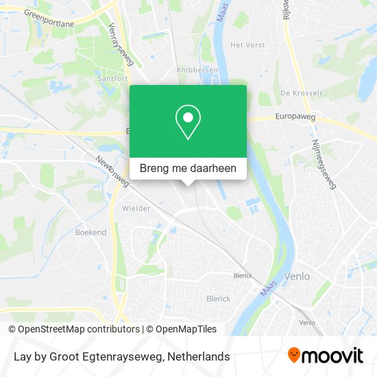 Lay by Groot Egtenrayseweg kaart