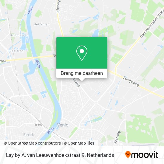 Lay by A. van Leeuwenhoekstraat 9 kaart
