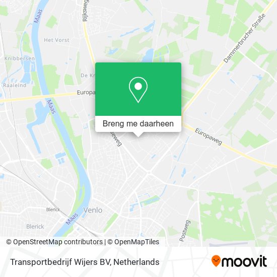 Transportbedrijf Wijers BV kaart