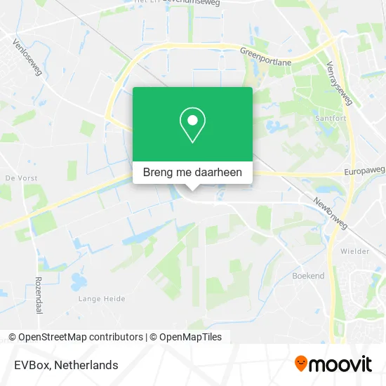 EVBox kaart