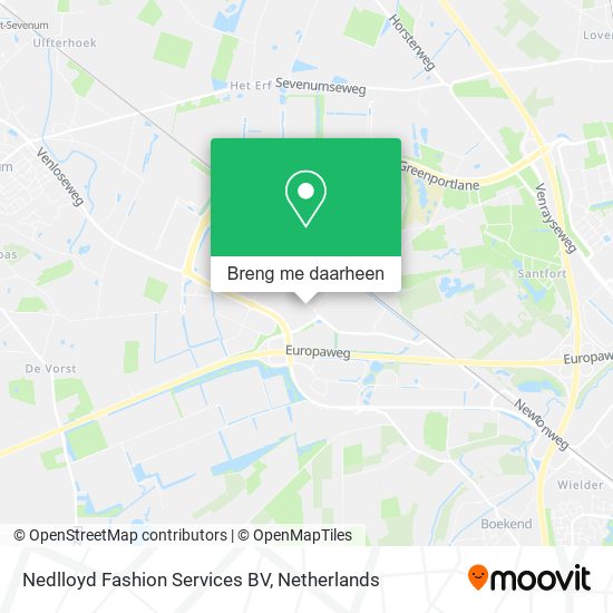 Nedlloyd Fashion Services BV kaart