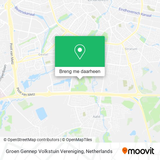 Groen Gennep Volkstuin Vereniging kaart