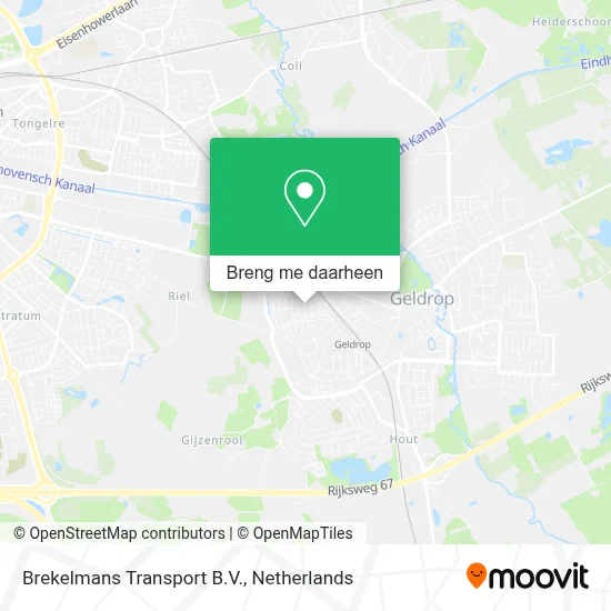 Brekelmans Transport B.V. kaart