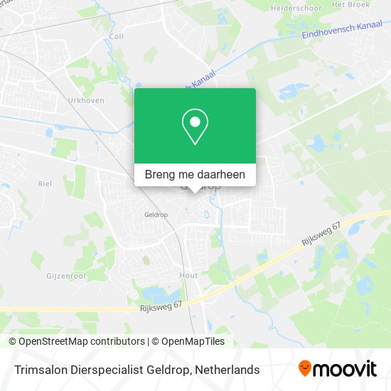 Trimsalon Dierspecialist Geldrop kaart