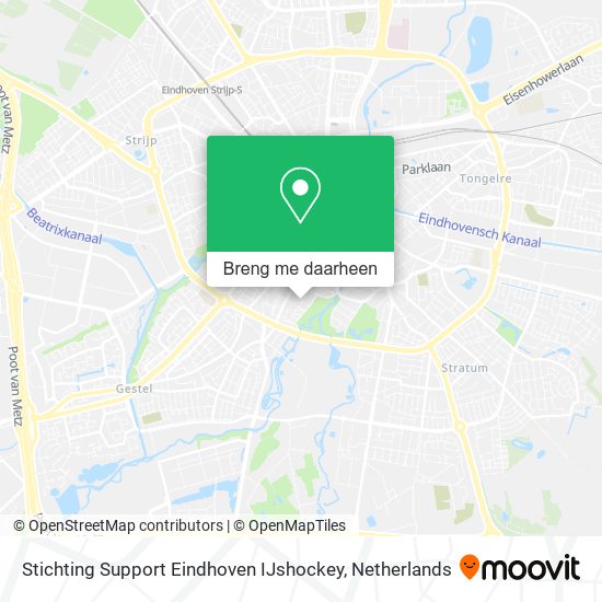Stichting Support Eindhoven IJshockey kaart