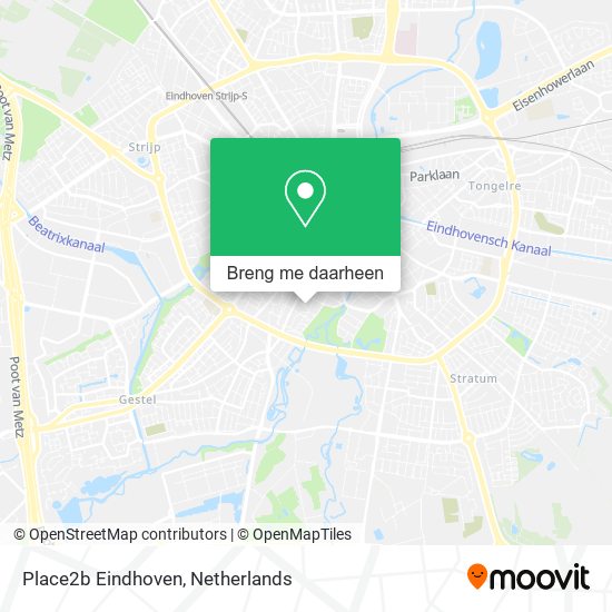 Place2b Eindhoven kaart