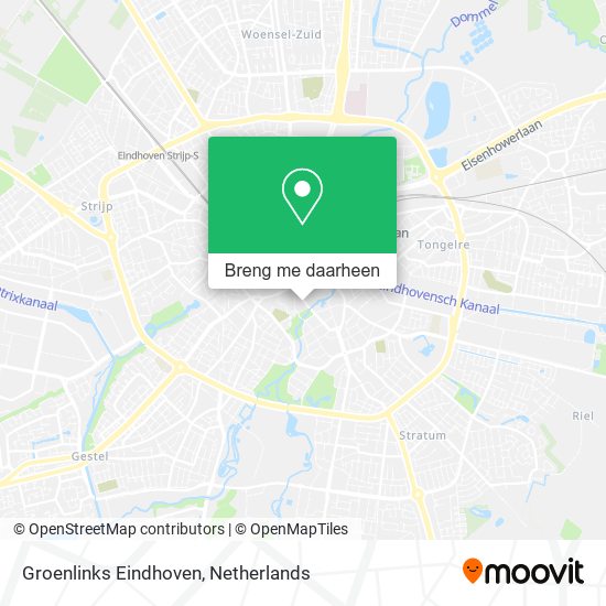 Groenlinks Eindhoven kaart