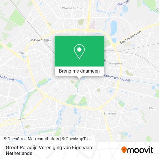 Groot Paradijs Vereniging van Eigenaars kaart