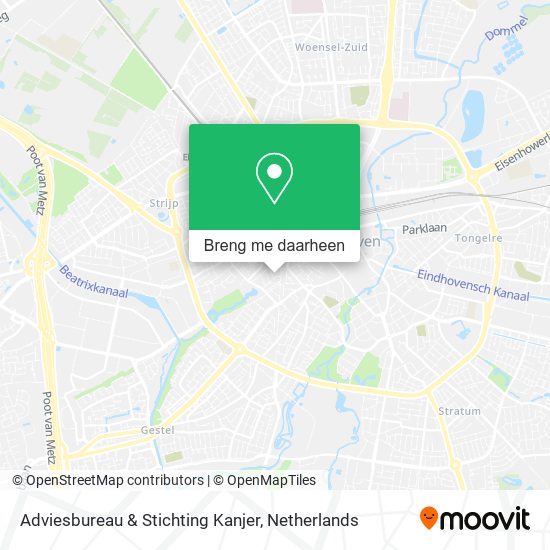 Adviesbureau & Stichting Kanjer kaart