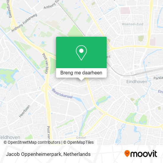 Jacob Oppenheimerpark kaart