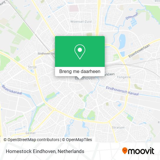 Homestock Eindhoven kaart