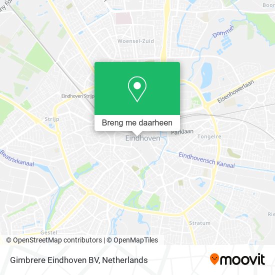 Gimbrere Eindhoven BV kaart