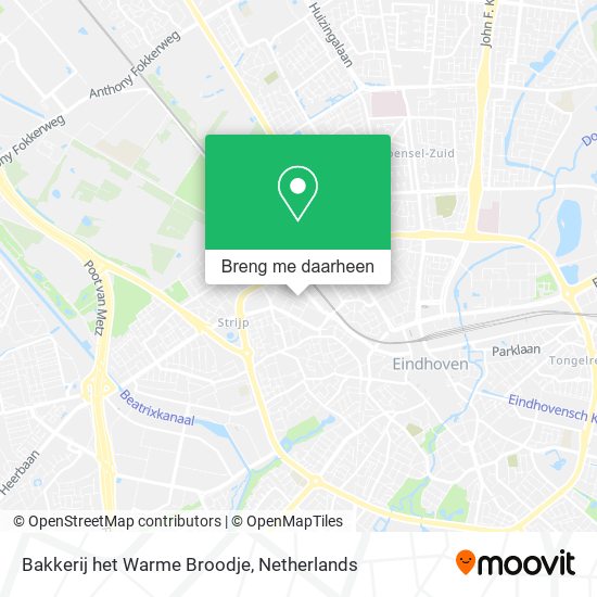 Bakkerij het Warme Broodje kaart