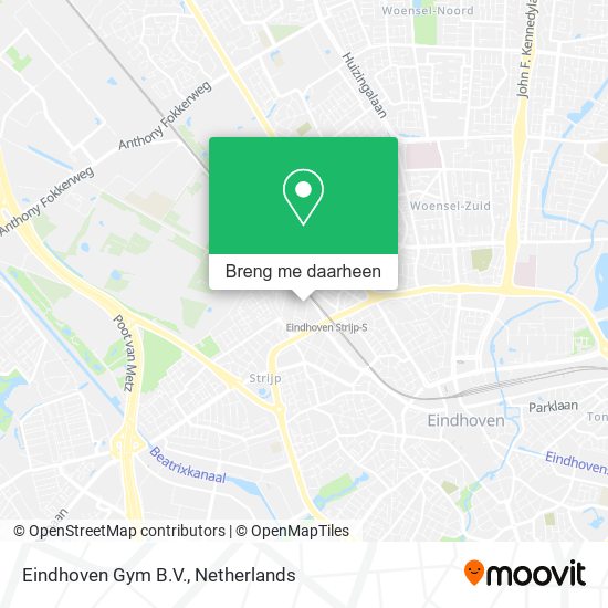 Eindhoven Gym B.V. kaart