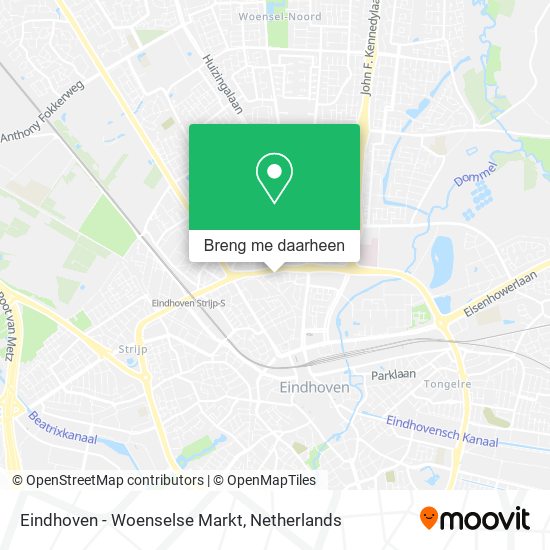 Eindhoven - Woenselse Markt kaart