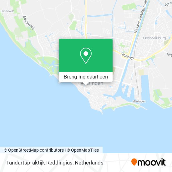 Tandartspraktijk Reddingius kaart