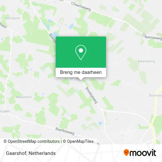 Gaarshof kaart