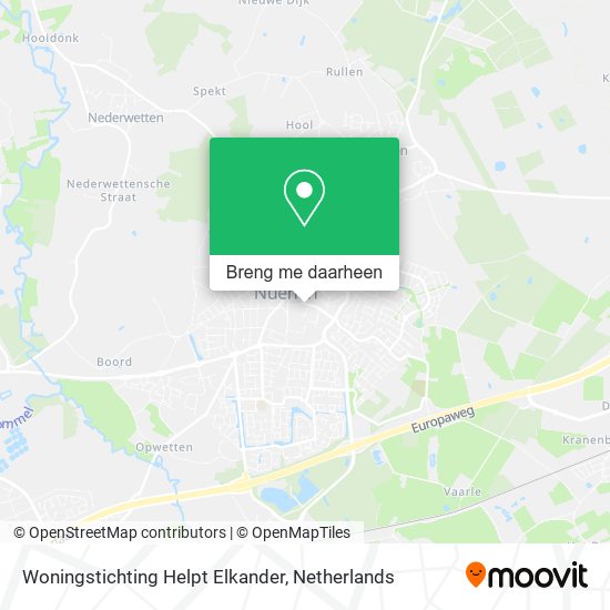 Woningstichting Helpt Elkander kaart