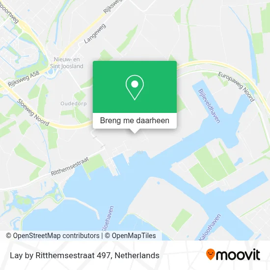 Lay by Ritthemsestraat 497 kaart